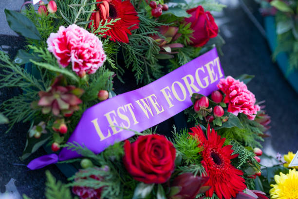 istock ANZAC Day War Memorial Wreath 1315113246