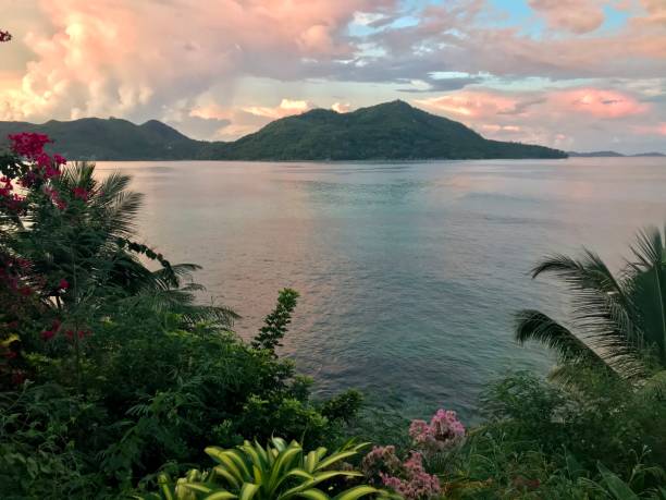istock Seychelles - praslin - sunset on St Anne's Bay 1315115135