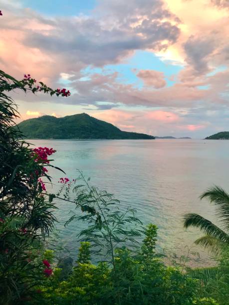 istock Seychelles - praslin - sunset on St Anne's Bay 1315115166