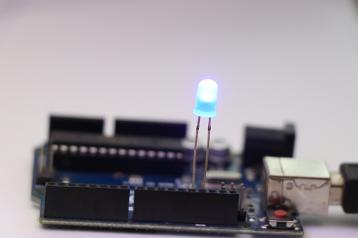 Programmable Micro Controller Board Controlling Illumination Of Led ...