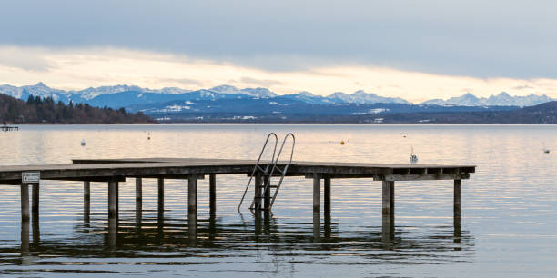 istock Empty pier at Ammersee lake 1315119764