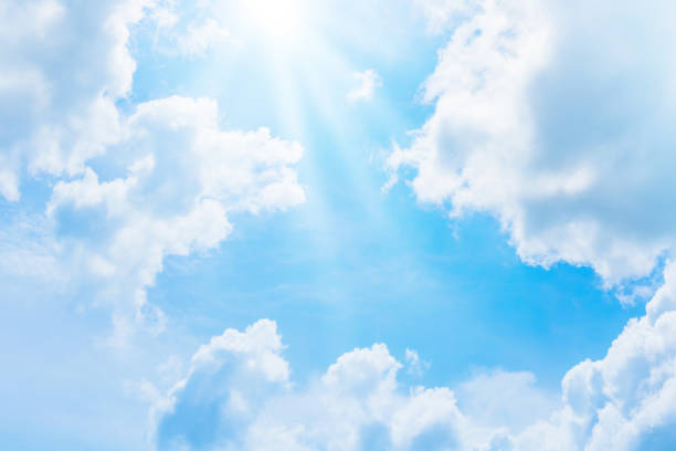 istock Blue sky and white clouds abstract background. Copy space nature and environment concept. 1315119765
