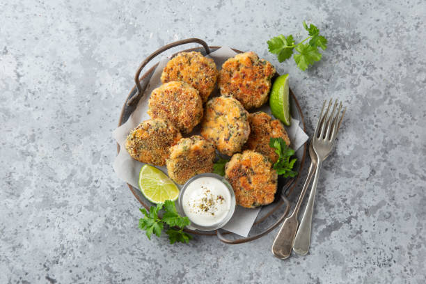 istock salmon and quinoa patties 1315120817