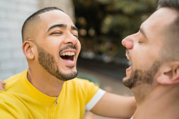 istock Gay couple spending time together. 1315120970