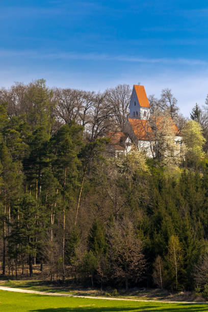 istock Lonely church in the forest 1315125260