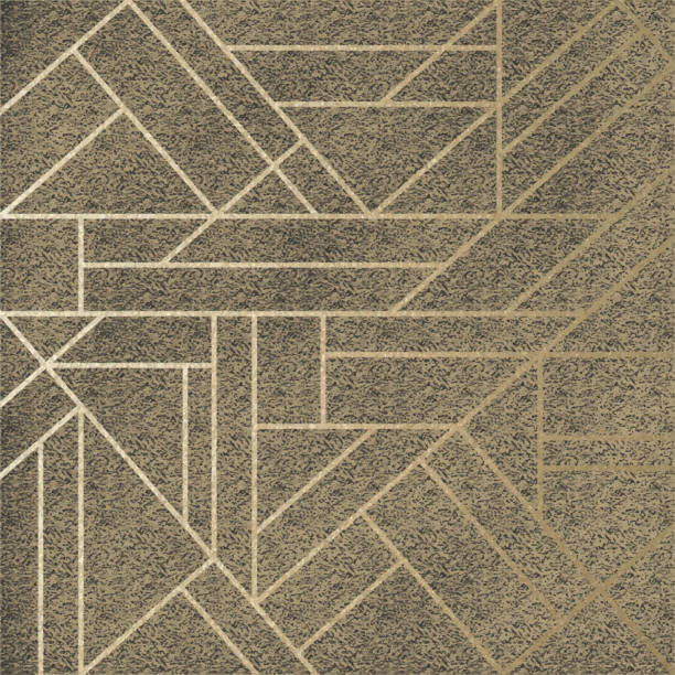 istock Abstract Geometric Gold Line Art Background. Golden invitation, brochure or banner with minimalistic geometric style. Gold lines, Glitter, Frame, Vector Fashion Wallpaper, Poster. Abstract Rectangle Green Toned Acrylic Painting Background. 1315130274