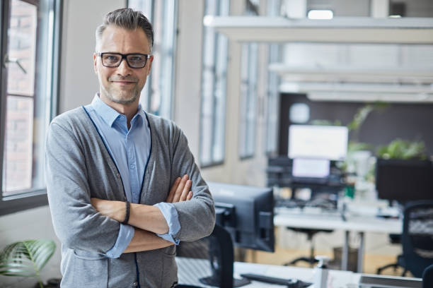 istock A businessperson standing at modern workplace. 1315131240