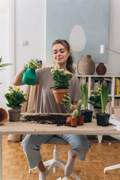istock woman gardening at home 1315137587