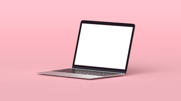 istock Mockup of Modern Laptop with Blank Screen. 1315139649