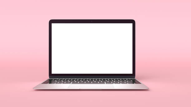 istock Mockup of Modern Laptop with Blank Screen. 1315139650