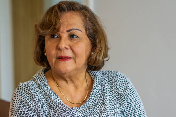 istock Senior Hispanic woman headshot 1315141078