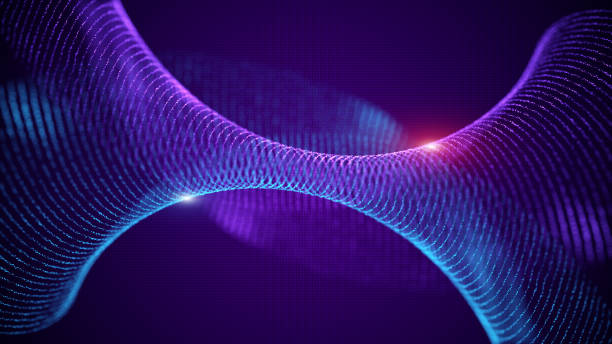 istock Connection abstract science mystery fractal cyberspace particles mesh grid as 3D template design spotted blurred decoration universe background. 1315143368