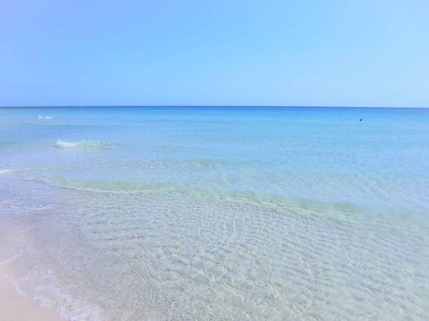 istock blue sky and sea and white beach 1315149179