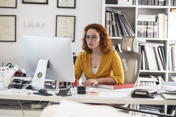 istock Female business manager trying to solve problem.of new project. 1315151366
