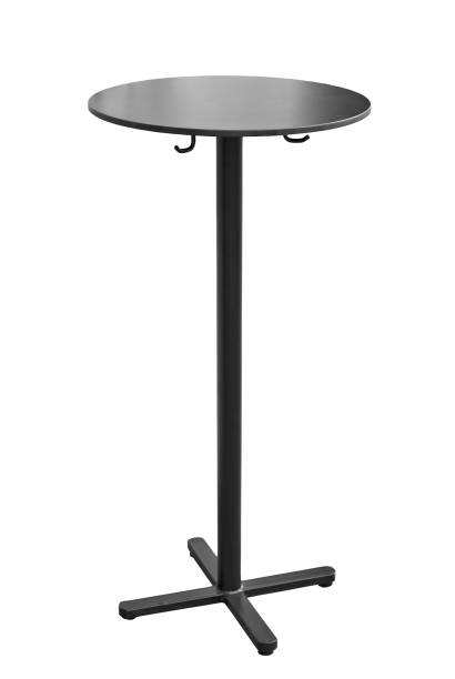 istock Round table with wrought iron legs. Street table isolated on a white background. 1315153217
