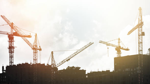 istock The construction process of a residential complex. 1315156627