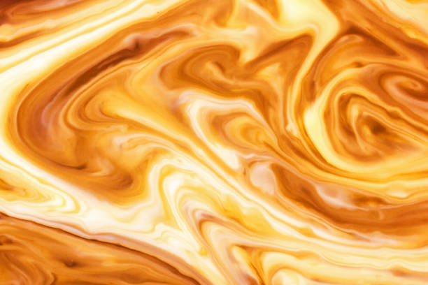 istock Red chaos texture. Neon paint leak texture. Cosmic ink flow effect futuristic background. 1315156688