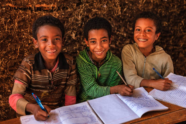 istock African children during the class, East Africa 1315162977