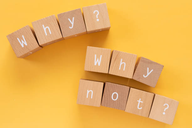 istock Why? Why not?; Wooden blocks with 