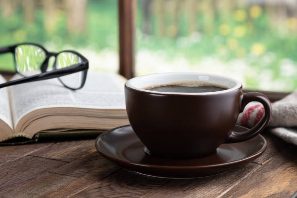 istock Cup of Coffee and Book 1315168027