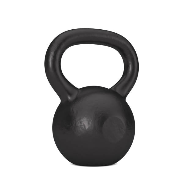 istock Fitness Concept. Black Iron Dumbbell Weight. 3d Rendering 1315170122