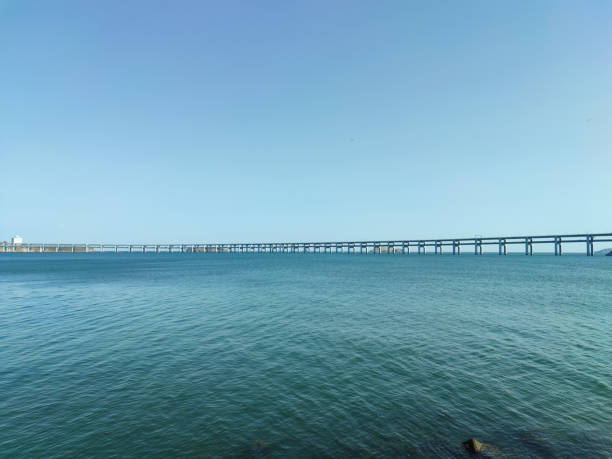 istock bridge over the blue sea and the blue sky 1315172099