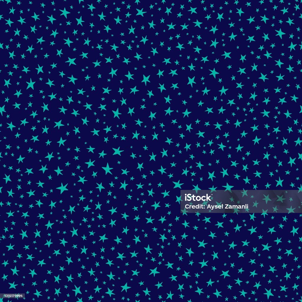 Reoccuring Pattern Backgrounds Stars Sparkling Stars Seamless Repeat Pattern Stock Illustration - Download ...
