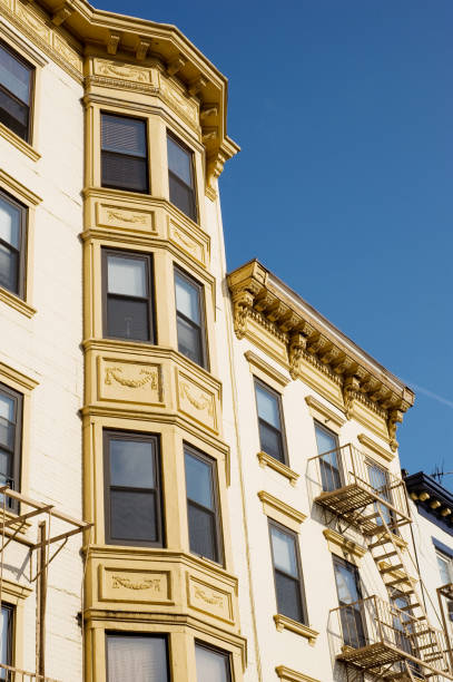 istock Historic multistory building with bay windows 1315181184