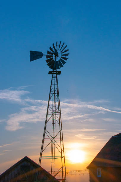 istock Windmill at Sunset-Howard County, Indiana 1315187066