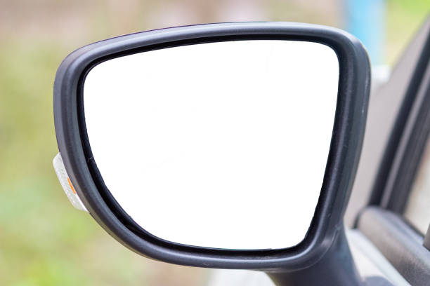 istock Rear view mirror in the car with the mockup background 1315190714