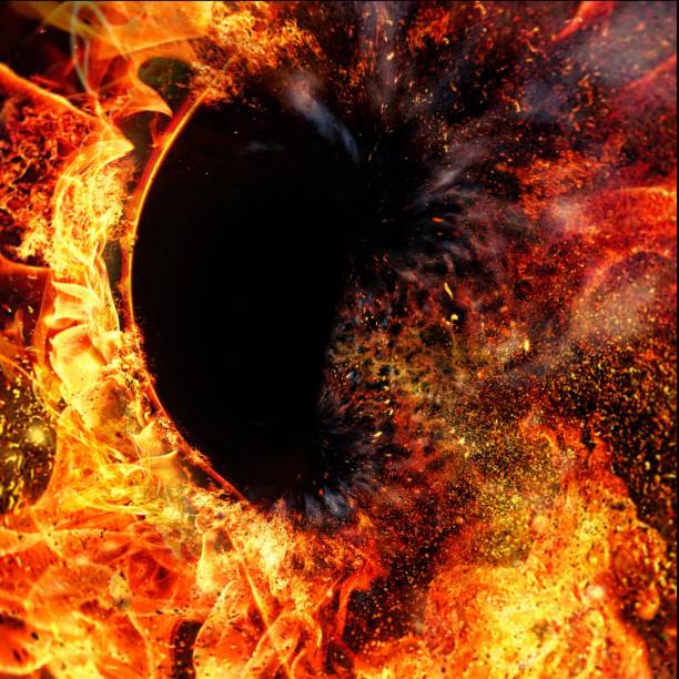 istock Abstract background with swirling flames 1315197746