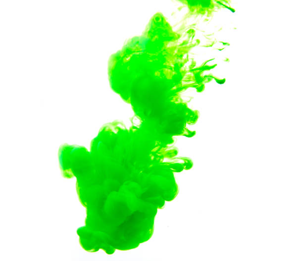 istock a jet of green paint on a white background 1315201439