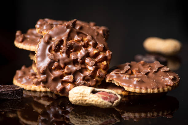 istock Chocolate chip cookies with peanuts 1315203454