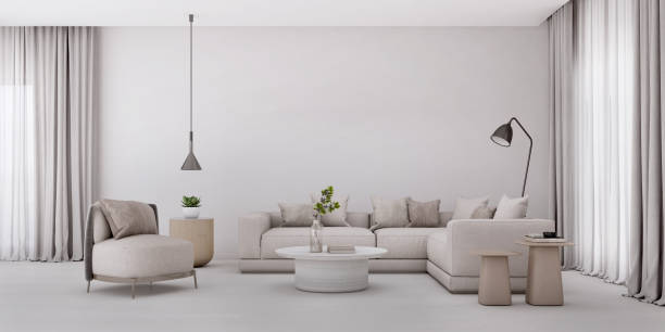 istock White living room in modern style.Sofa,armchair and table.Minimal concept.3d rendering 1315208082
