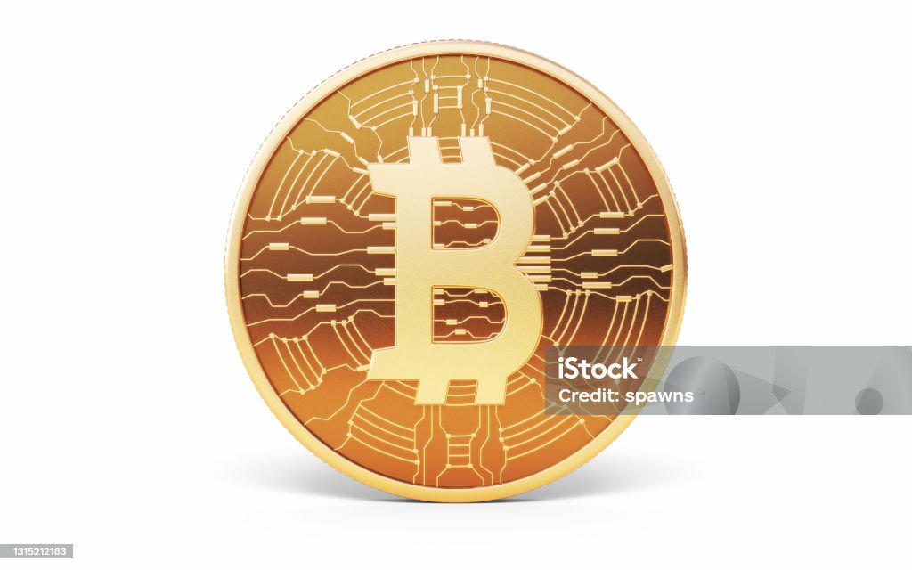 Bitcoin Gold Stock Photo 3d render Bitcoin Gold coin (isolated on white and clipping path) Gold - Metal Stock Photo