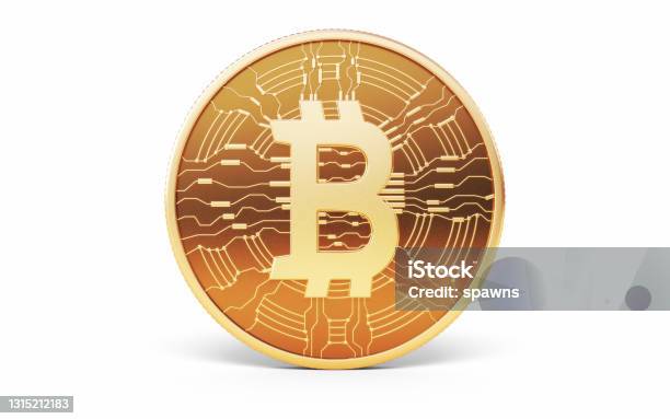 Bitcoin Gold Stock Photo Stock Photo - Download Image Now - Gold - Metal, Bitcoin, Gold Colored