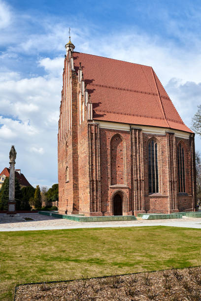 Gothic, historic, Catholic church in Poznan