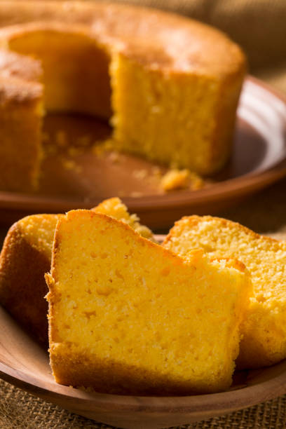 istock Corn cake. Traditional Brazilian treats made of corn. 1315219201
