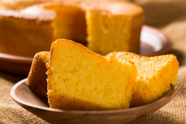 istock Corn cake. Traditional Brazilian treats made of corn. 1315219257