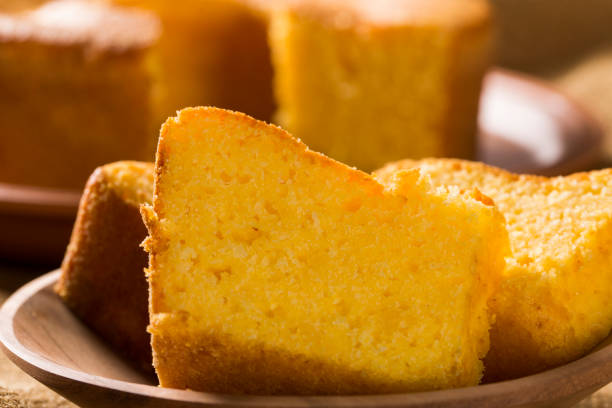 istock Corn cake. Traditional Brazilian treats made of corn. 1315219363
