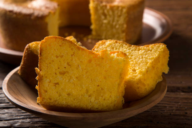 istock Corn cake. Traditional Brazilian treats made of corn. 1315219459