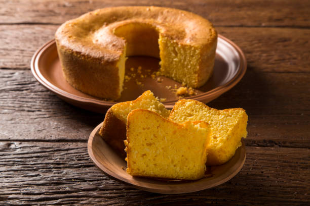 istock Corn cake. Traditional Brazilian treats made of corn. 1315219488