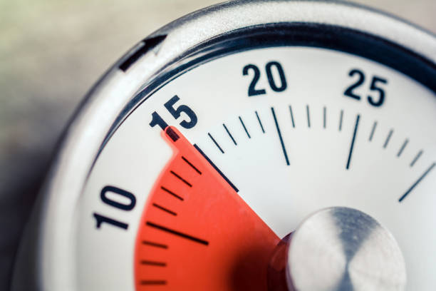 istock 15 Minutes - Macro Of An Analog Timer On A Wooden Floor 1315225741