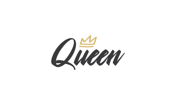 Our Queen Lettering 110+ Drawing Of The King And Queen Cards Stock Photos, Pictures ...