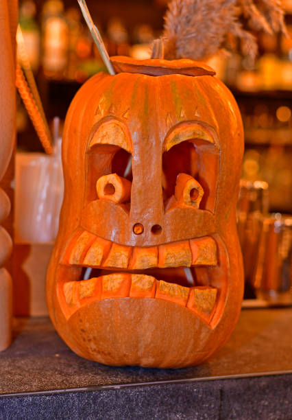 istock Halloween pumpkin exhibition. 1315246245