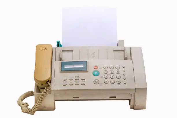 Photo of Old fax machine