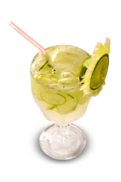istock Lemon Fruit Caipirinha of Brazil in white background 1315257909