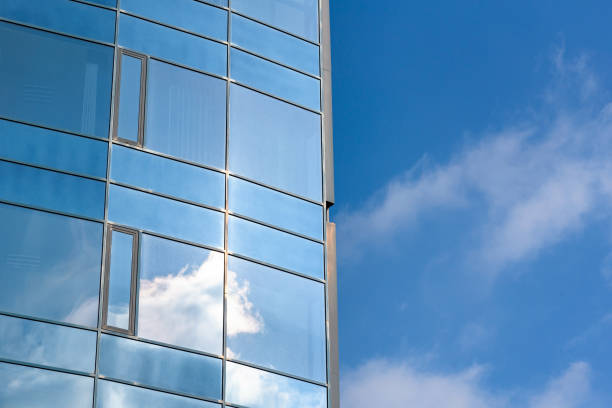 istock Closeup of glass building as architectural background 1315258606