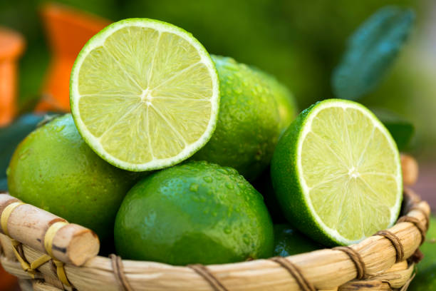 istock Sweet fresh lemon in natural light on old wood 1315260706