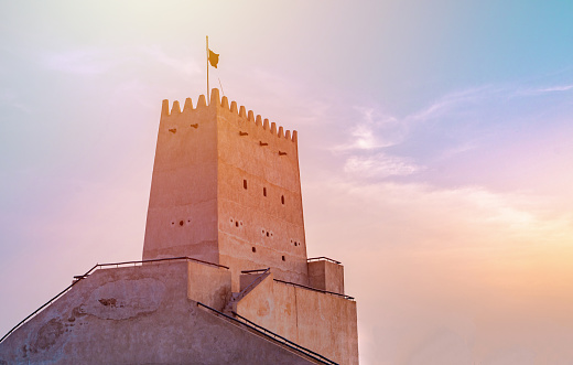 The historic Barzan Tower in Doha, Qatar, Middle East